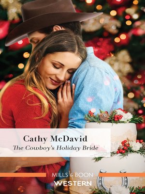 cover image of The Cowboy's Holiday Bride